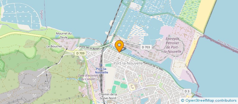 localisation de l'entreprise COUTURE  PORT-LA-NOUVELLE