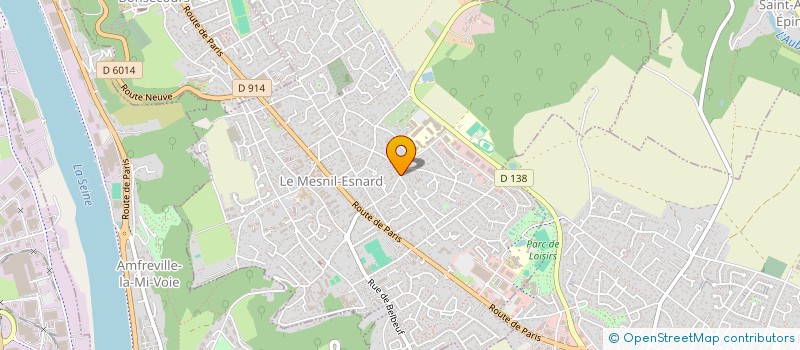 localisation de l'entreprise COUTURE ET BRODERIE  LE MESNIL-ESNARD