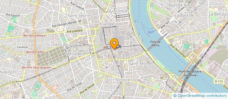 localisation de l'entreprise COUTURE ET CIE SAS à BORDEAUX