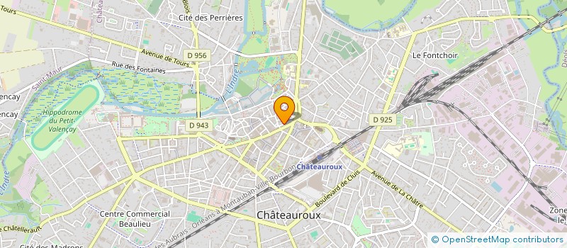 localisation de l'entreprise COUTURE ET COMPAGNIE DU BERRY - CCB à CHATEAUROUX
