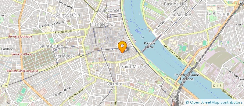 localisation de l'entreprise COUTURE ET DEMESURE  BORDEAUX