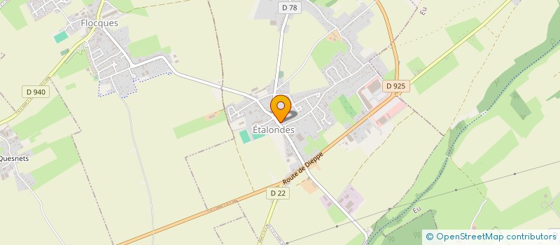 localisation de l'entreprise COUTURE ET LOISIRS  ETALONDES