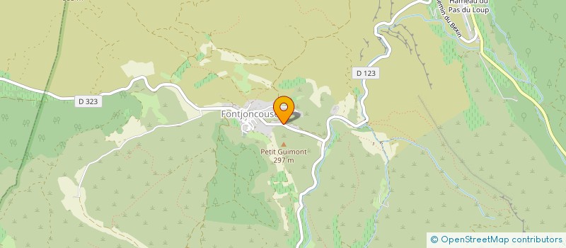 localisation de l'entreprise COUTURE FONTJONCOUSOISE  FONTJONCOUSE