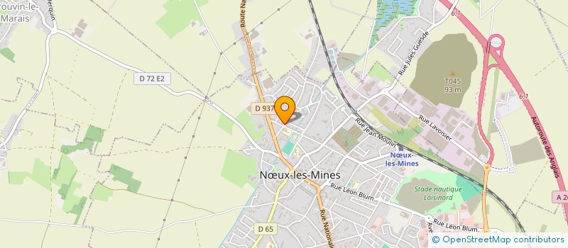 localisation de l'entreprise COUTURE PLAISIR NOEUX LES MINES à NŒUX-LES-MINES
