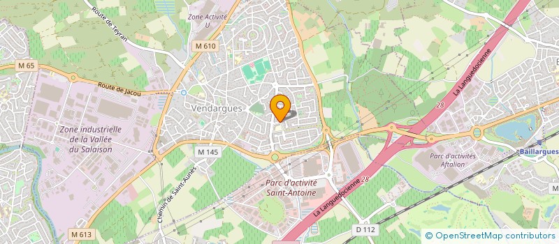 localisation de l'entreprise COUTURE POUR TOUS à VENDARGUES