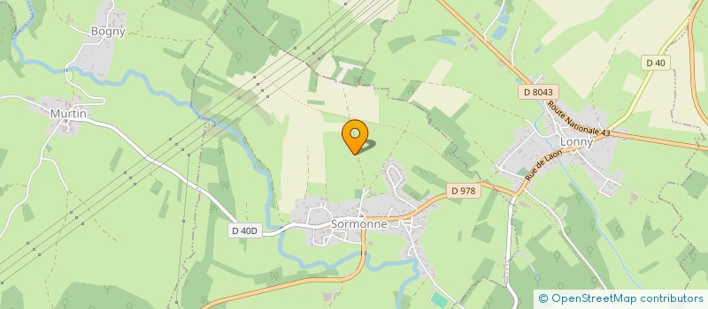 localisation de l'entreprise COUTURE SERVICE EQUIPEMENT  SORMONNE