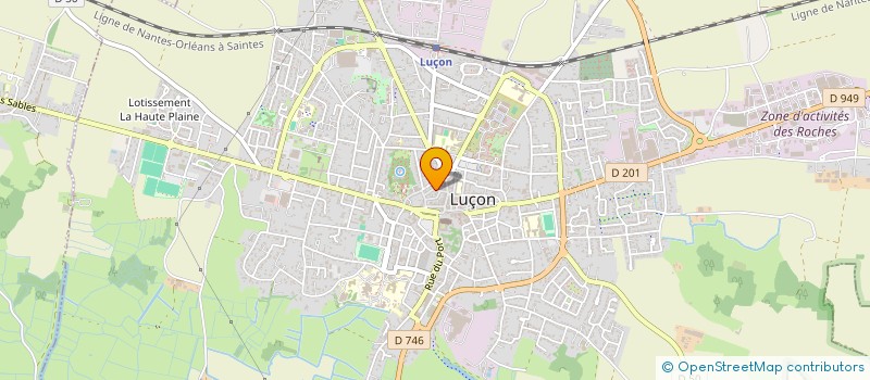 localisation de l'entreprise COUTURE SUD-VENDEE  LUCON