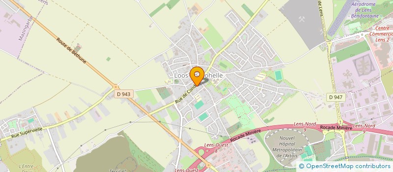 localisation de l'entreprise COUTURE, TRICOT, PARTAGES ET PLAISIR à LOOS-EN-GOHELLE