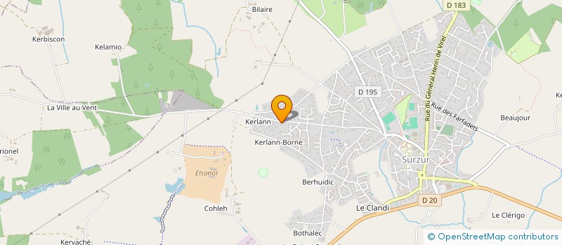 localisation de l'entreprise COUTUREAU-ALBERT  SURZUR