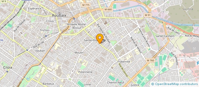 localisation de l'entreprise COUTUREXPERT à HEM