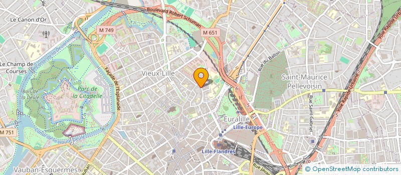 localisation de l'entreprise COUTURIER ET ASSOCIES à LILLE