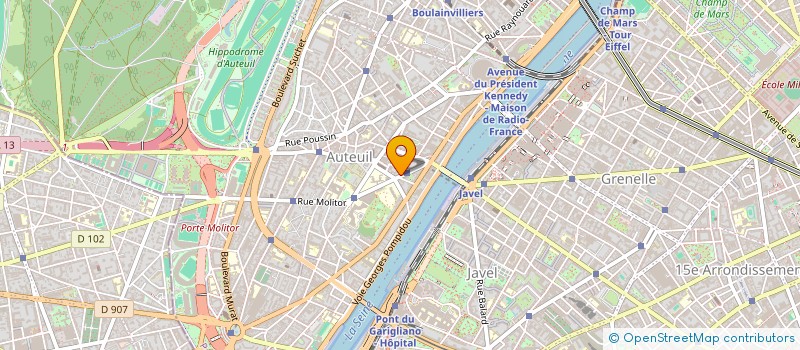 localisation de l'entreprise COUTURIERS RETOUCHEURS à PARIS