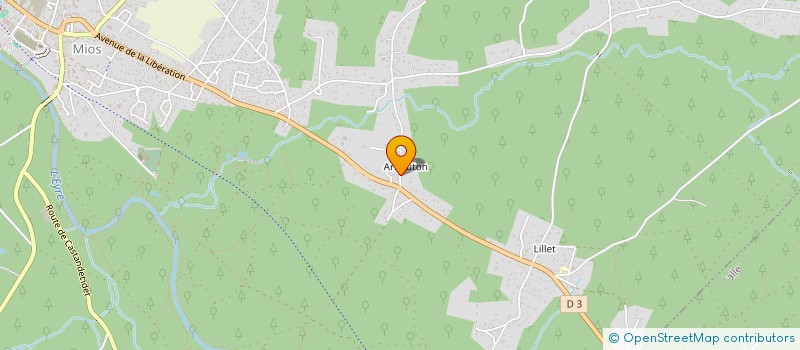 localisation de l'entreprise COUTY  MIOS