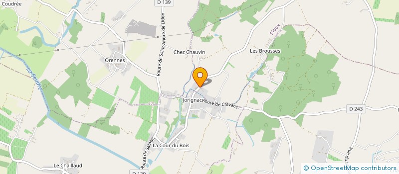 localisation de l'entreprise COUTY ET FILS  RIOUX