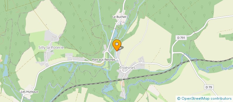 localisation de l'entreprise COUV&CO  TROESNES