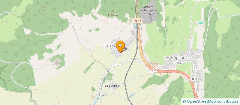 localisation de l'entreprise COUVAL & CIE  TOUILLON-ET-LOUTELET