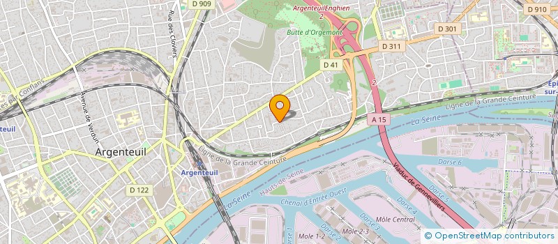 localisation de l'entreprise COUVBAT  ARGENTEUIL