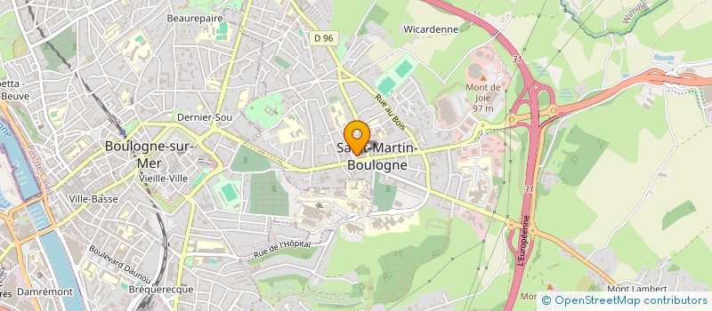 localisation de l'entreprise COUVELARD  SAINT-MARTIN-BOULOGNE