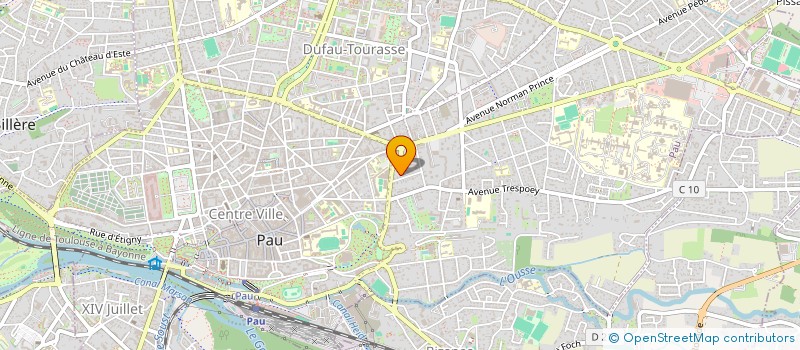 localisation de l'entreprise COUVENT DE MARIE-REPARATRICE à PAU
