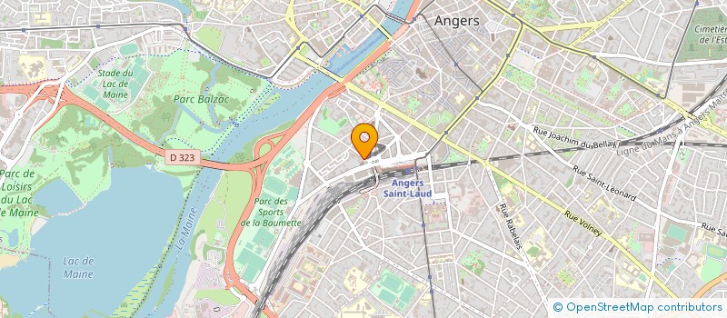 localisation de l'entreprise COUVENT DES CAPUCINS à ANGERS