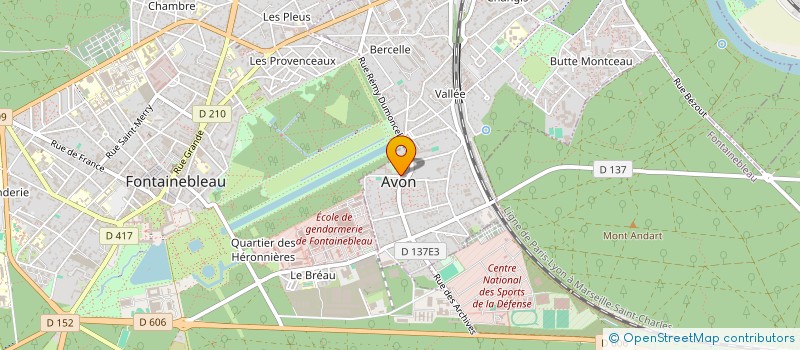 localisation de l'entreprise COUVENT DES CARMES à AVON