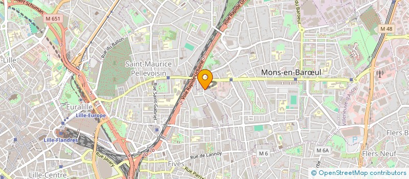 localisation de l'entreprise COUVENT DES FRANCISCAINS à LILLE