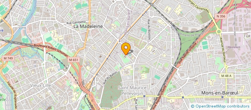 localisation de l'entreprise COUVENT DES PERES DOMINICAINS à LILLE