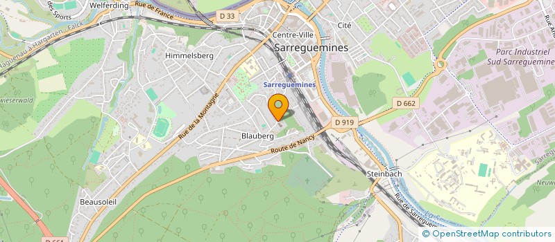 localisation de l'entreprise COUVENT DU BLAUBERG DES PERES REDEMPTORI  SARREGUEMINES