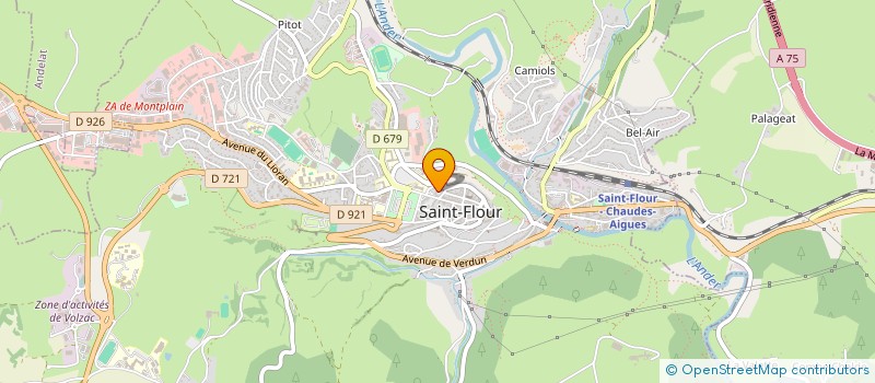 localisation de l'entreprise COUVENT NOTRE DAME à SAINT-FLOUR