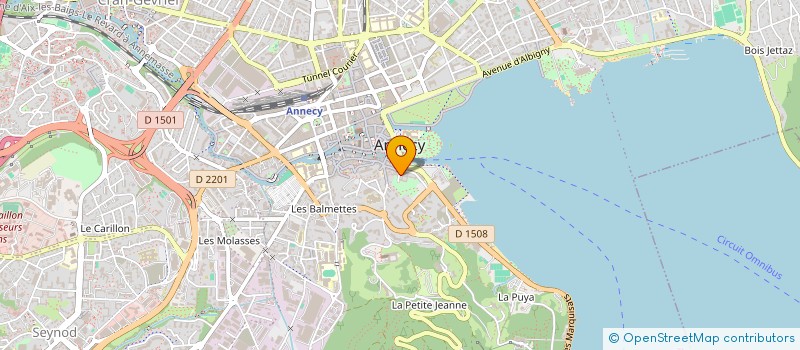 localisation de l'entreprise COUVENT ST JOSEPH  ANNECY