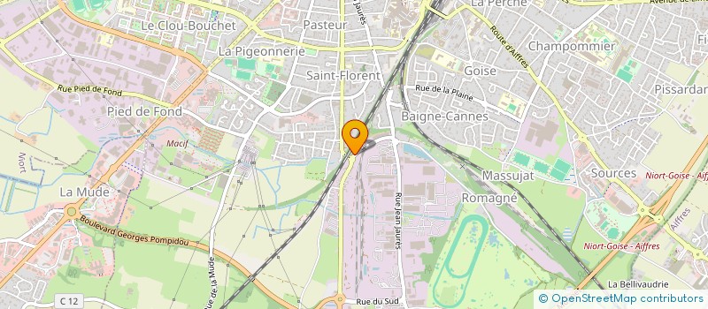 localisation de l'entreprise COUVERTURE 2 SEVRIENNE à NIORT