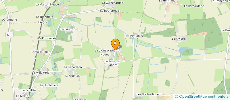 localisation de l'entreprise COUVERTURE ABBAROISE  ABBARETZ