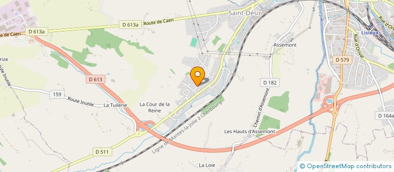 localisation de l'entreprise COUVERTURE ARTISANALE  SAINT-DESIR