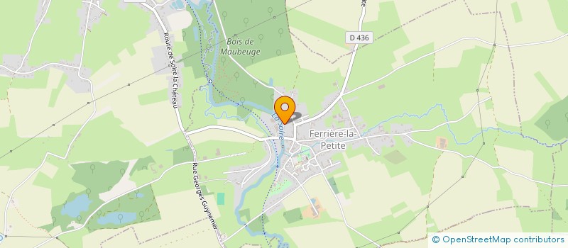 localisation de l'entreprise COUVERTURE BARDAGE MAINTENANCE INDUSTRIE à FERRIERE-LA-PETITE
