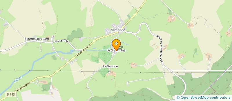 localisation de l'entreprise COUVERTURE CHARPENTE VIMARCEENNE à VIMARTIN-SUR-ORTHE