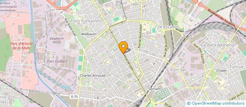 localisation de l'entreprise COUVERTURE COMPAGNY à REIMS