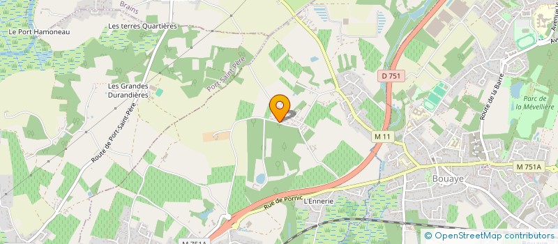 localisation de l'entreprise COUVERTURE CREPEAUX à SAINT-LEGER-LES-VIGNES