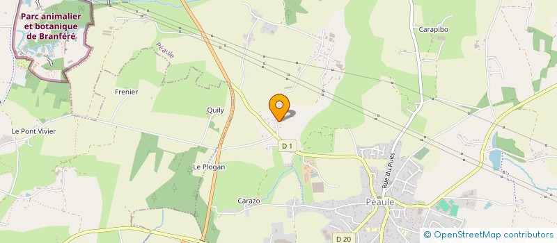 localisation de l'entreprise COUVERTURE CRUSSON BLAIS  PEAULE