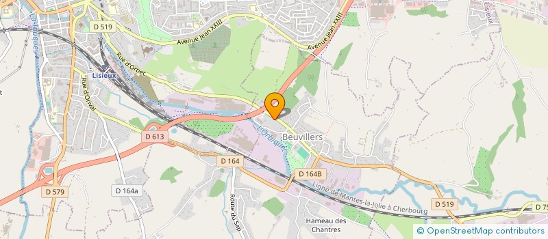 localisation de l'entreprise COUVERTURE DU PAYS D'AUGE SOCIETE NOUVELLE  SAINT-MARTIN-DE-MAILLOC