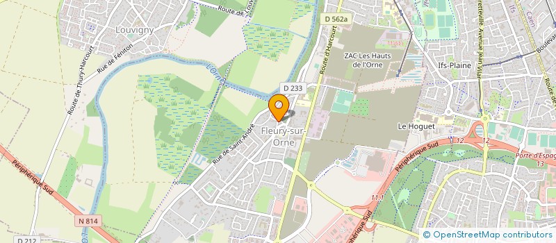 localisation de l'entreprise COUVERTURE DUBOIS à FLEURY-SUR-ORNE