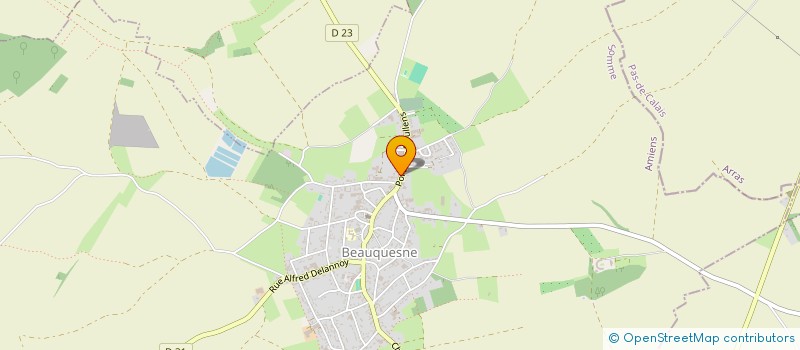 localisation de l'entreprise COUVERTURE ET SES TRADITIONS à BEAUQUESNE