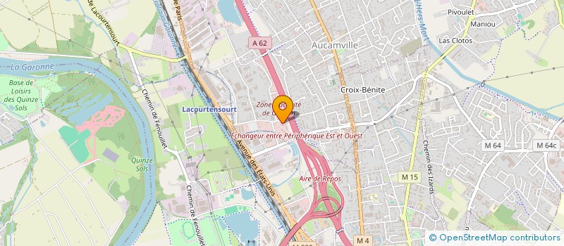 localisation de l'entreprise COUVERTURE ETANCHEITE DU CENTRE à AUCAMVILLE