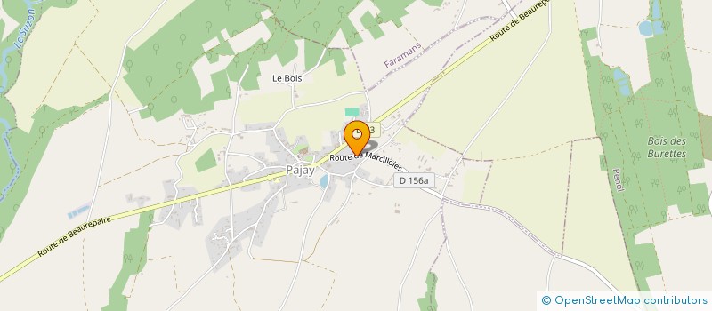 localisation de l'entreprise COUVERTURE ETANCHEITE THODURE CHATENAY  THODURE