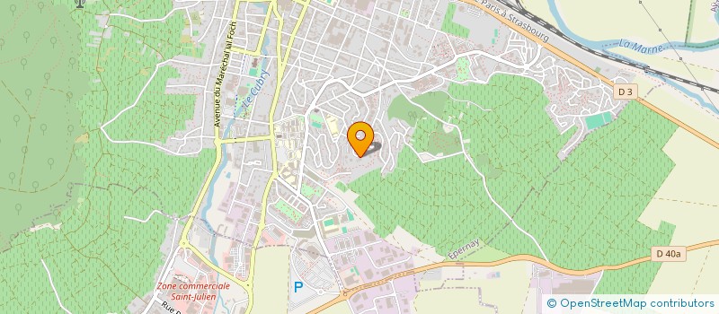 localisation de l'entreprise COUVERTURE FOURNIER  EPERNAY