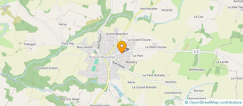 localisation de l'entreprise COUVERTURE GROGNO à NOYAL-MUZILLAC