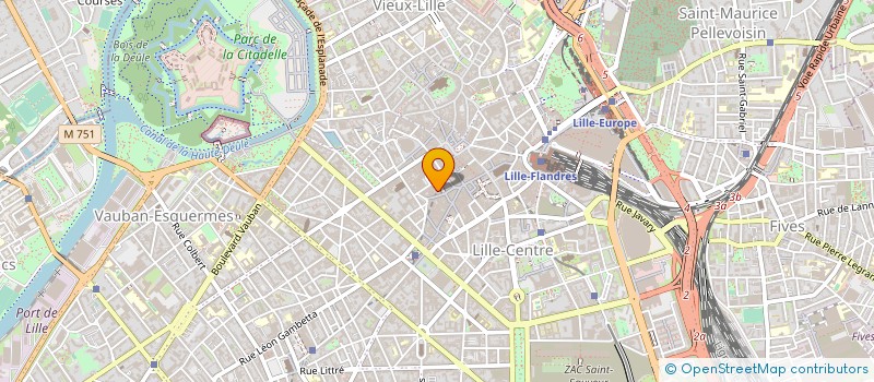 localisation de l'entreprise COUVERTURE HABITAT à LILLE
