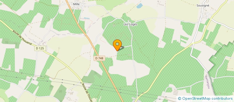 localisation de l'entreprise COUVERTURE HALLAIRE  AUBIGNE SUR LAYON