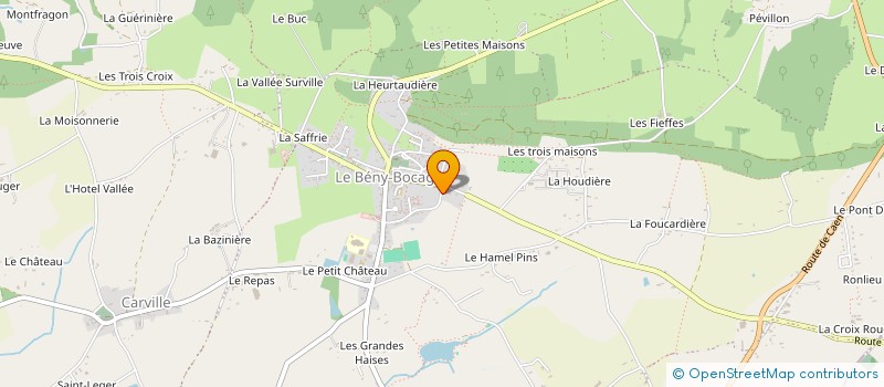 localisation de l'entreprise COUVERTURE JL LEPROVOST ET FILS à SOULEUVRE EN BOCAGE