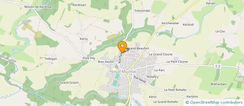 localisation de l'entreprise COUVERTURE LENORMAND à NOYAL-MUZILLAC