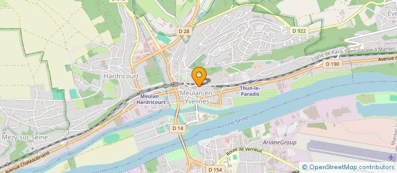 localisation de l'entreprise COUVERTURE LEROBIN  MEULAN-EN-YVELINES